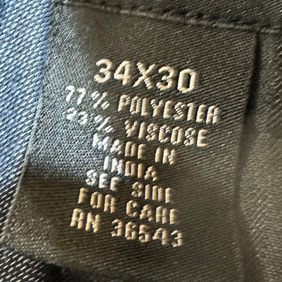 Calvin Klein Men's Trousers/Slacks/Dress Pants Dark Blue Size 34 X 30 - Picture 5 of 7